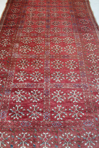 Dowlatabad Red Afghan Rug - Kernow Furniture