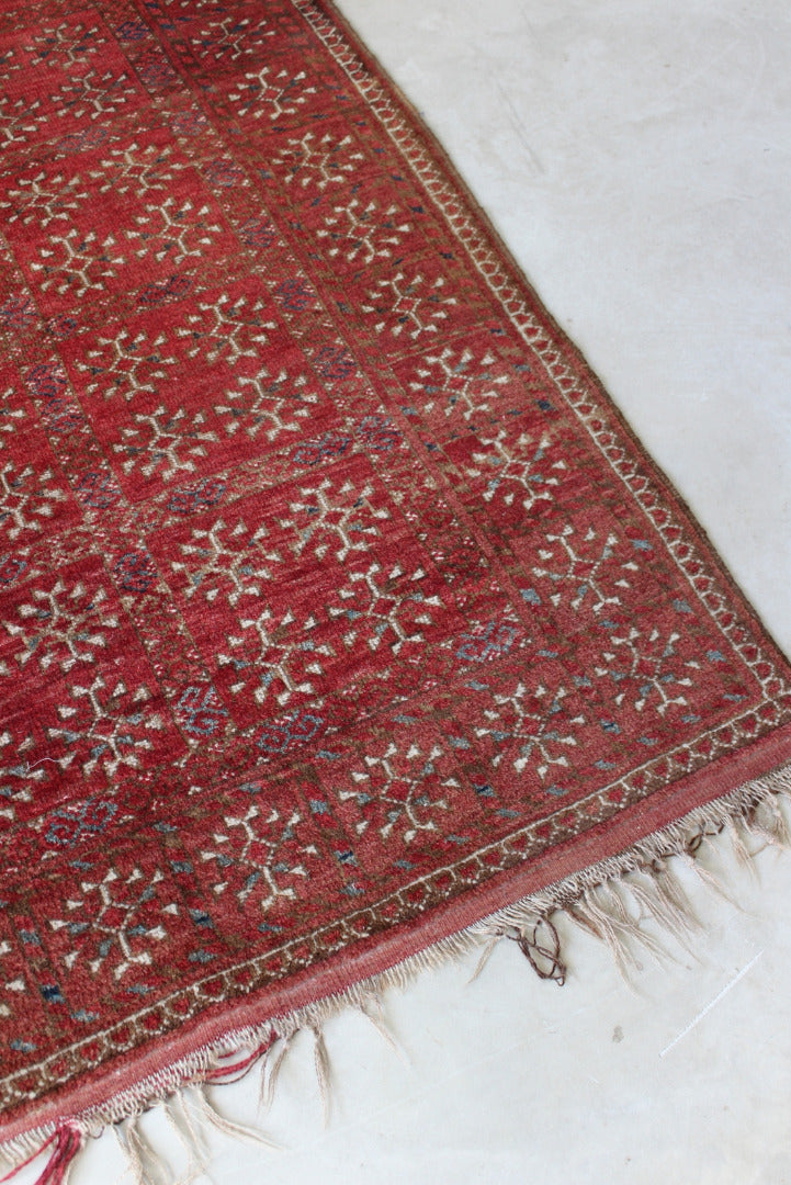 Dowlatabad Red Afghan Rug - Kernow Furniture
