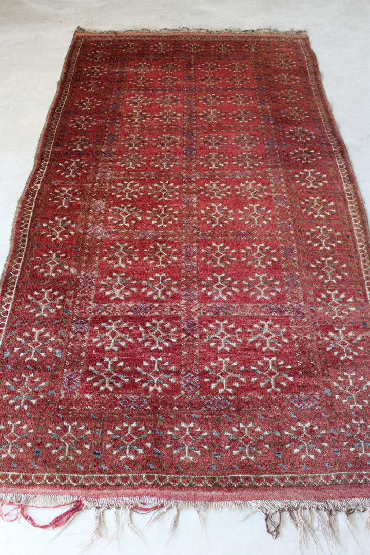 Dowlatabad Red Afghan Rug - Kernow Furniture