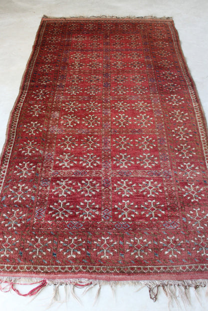 Dowlatabad Red Afghan Rug - Kernow Furniture