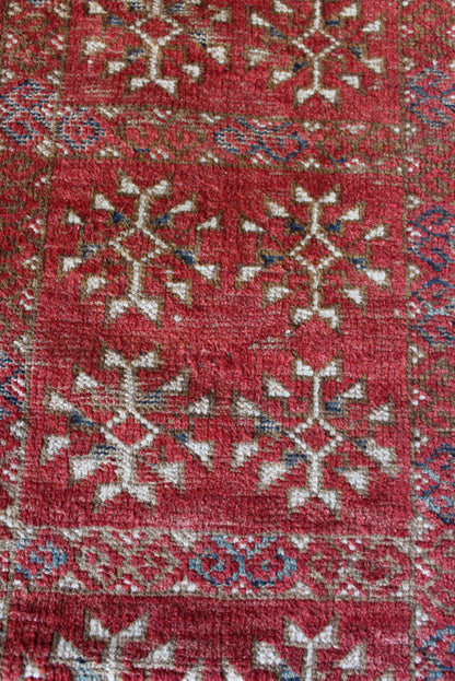 Dowlatabad Red Afghan Rug - Kernow Furniture