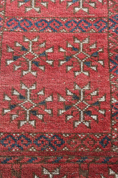 Dowlatabad Red Afghan Rug - Kernow Furniture