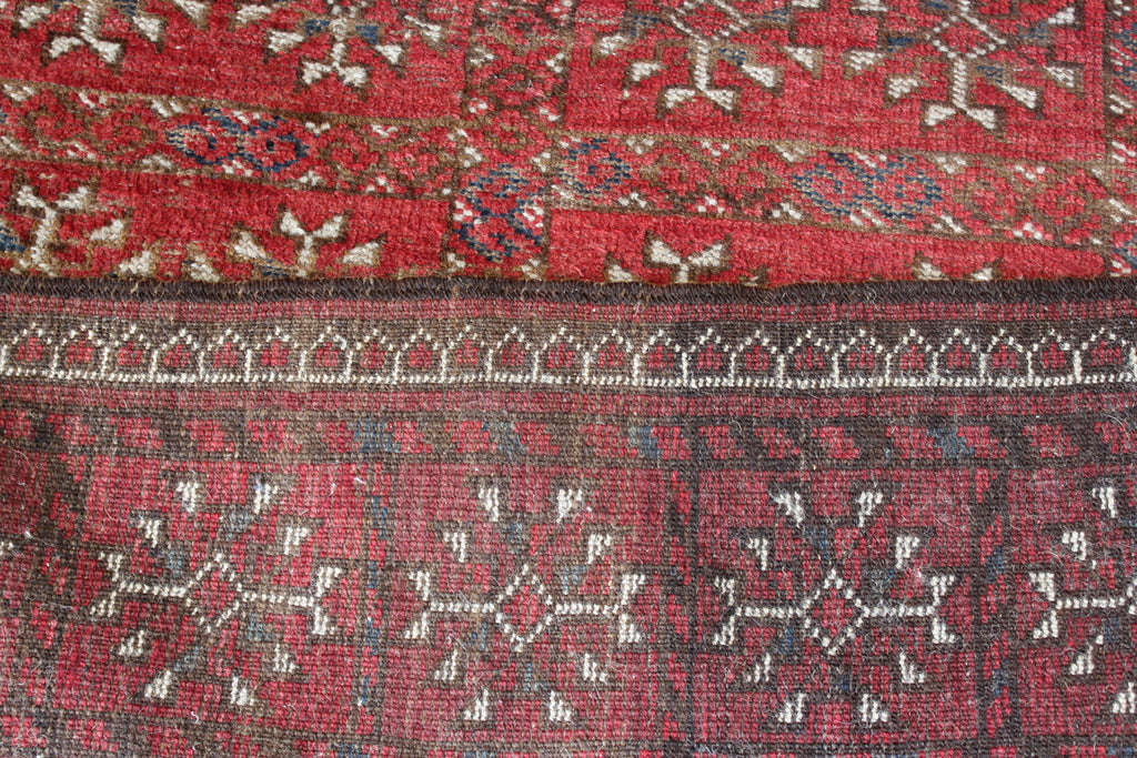 Dowlatabad Red Afghan Rug - Kernow Furniture