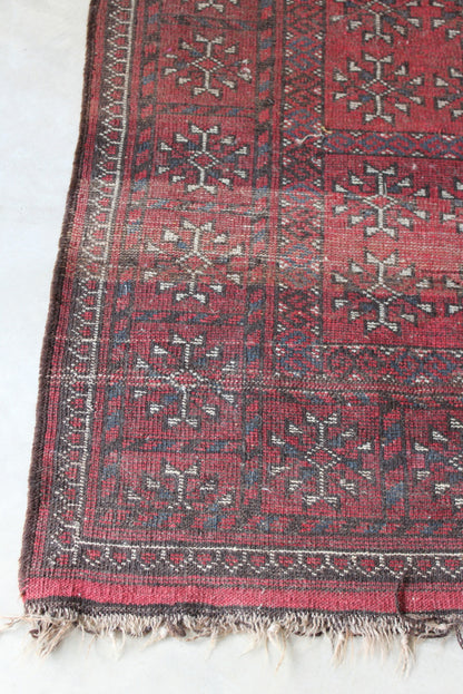 Dowlatabad Red Afghan Rug - Kernow Furniture