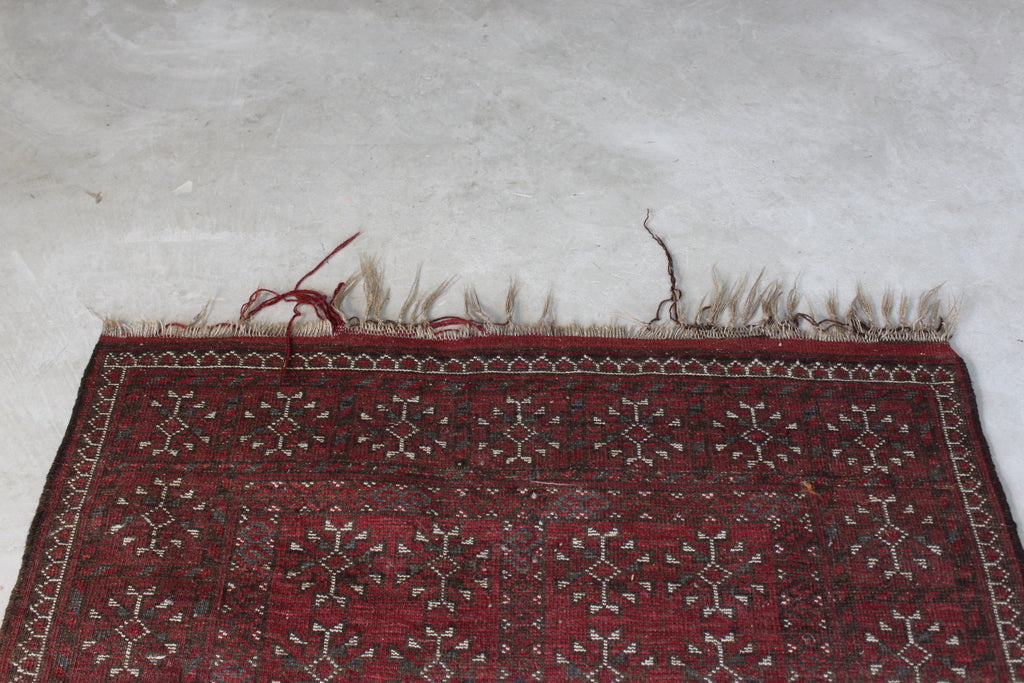 Dowlatabad Red Afghan Rug - Kernow Furniture
