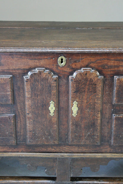 Rustic Oak Georgian Mule Chest - Kernow Furniture