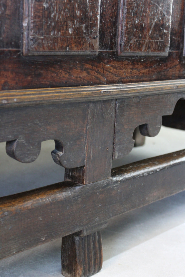 Rustic Oak Georgian Mule Chest - Kernow Furniture