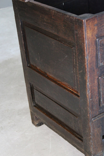 Rustic Oak Georgian Mule Chest - Kernow Furniture