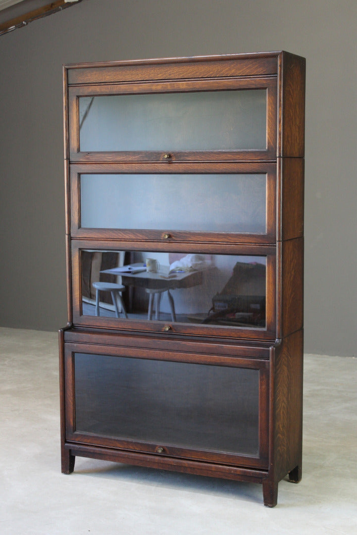 Vintage Glazed Sectional Bookcase - Kernow Furniture