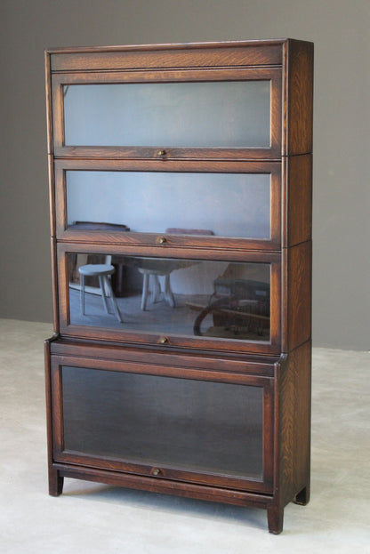 Vintage Glazed Sectional Bookcase - Kernow Furniture