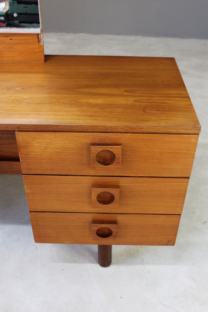 Retro Uniflex Teak Dressing Table - Kernow Furniture