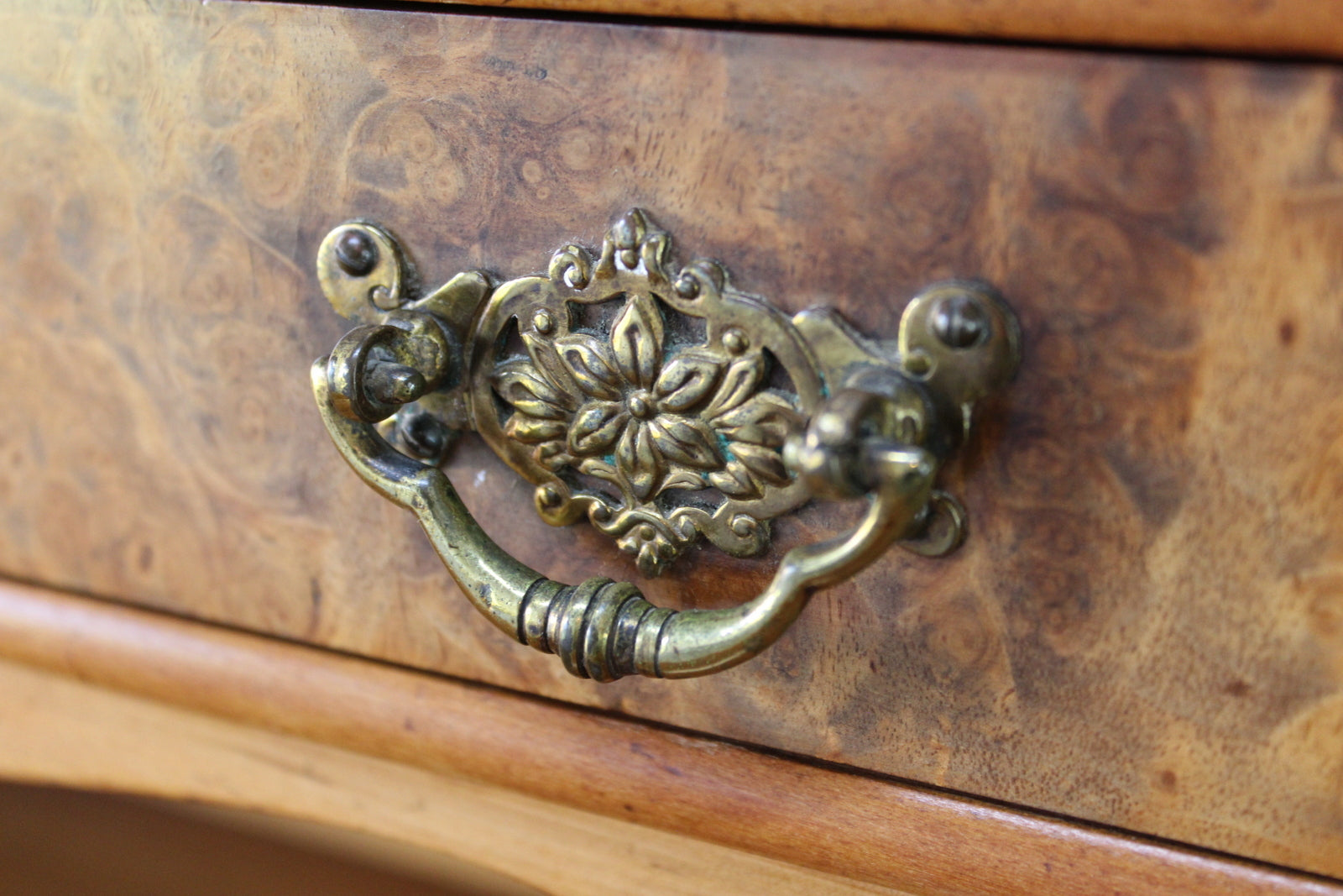 Victorian Walnut Dressing Chest - Kernow Furniture