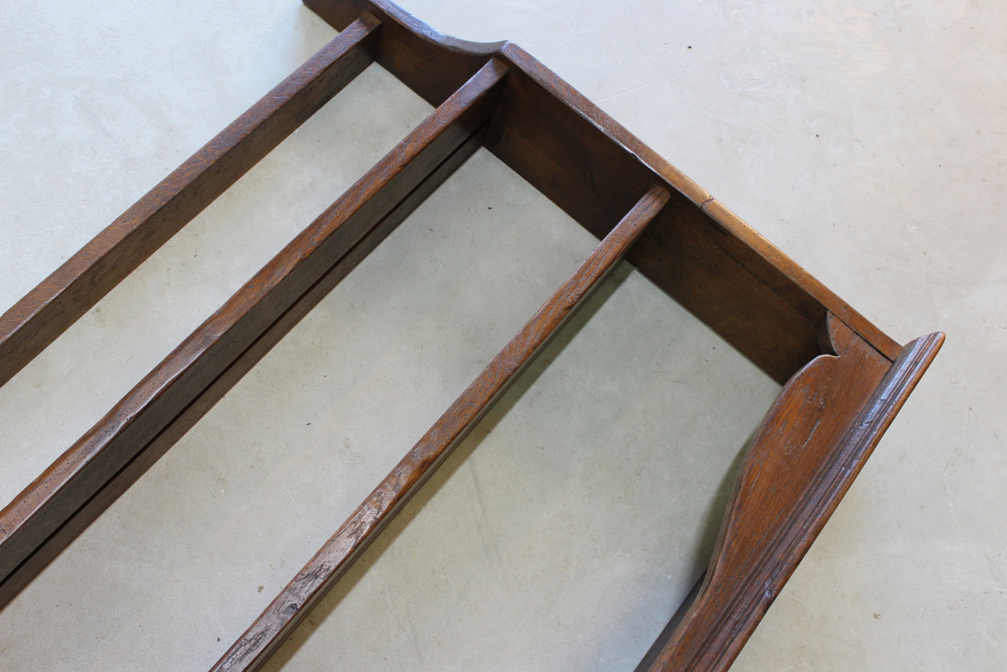 Traditional Style Oak & Fruit Wood Wall Shelves - Kernow Furniture