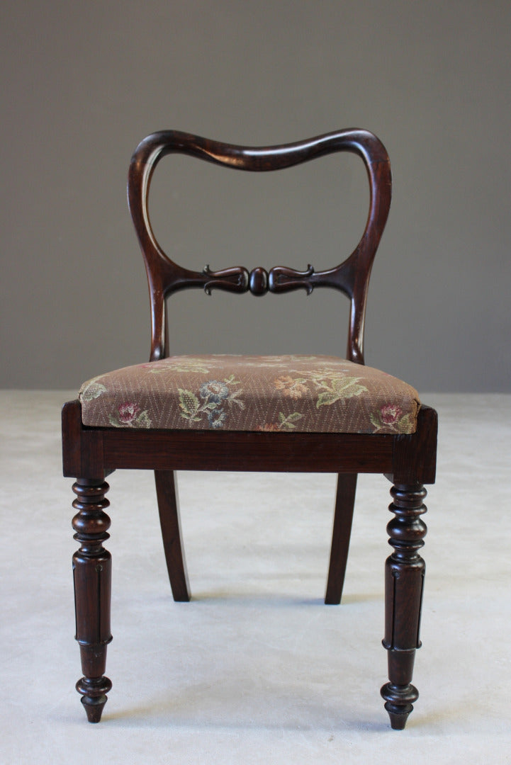 Antique Rosewood Dining Chair - Kernow Furniture