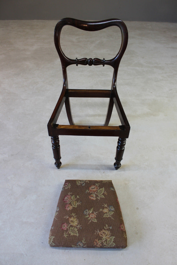 Antique Rosewood Dining Chair - Kernow Furniture