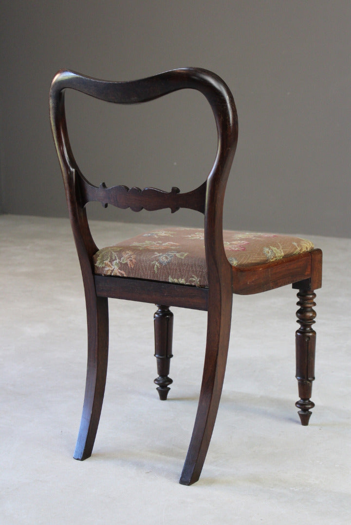 Antique Rosewood Dining Chair - Kernow Furniture