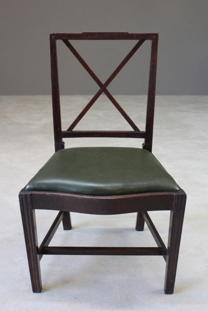 Antique Mahogany Dining Chair - Kernow Furniture