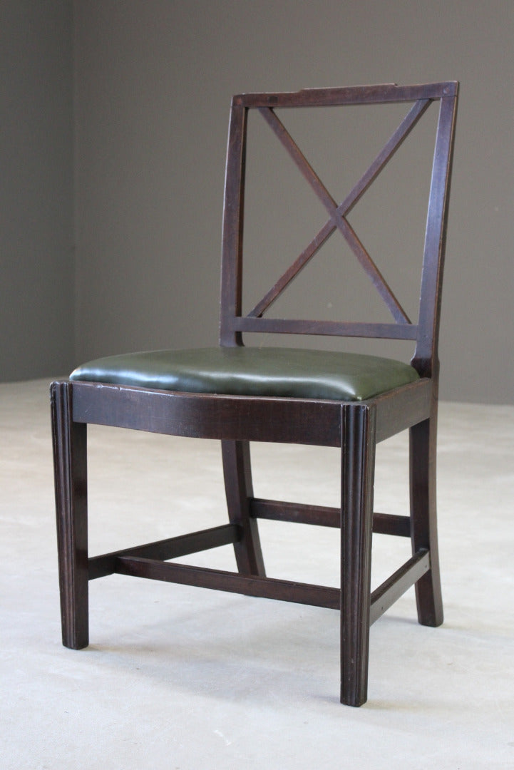 Antique Mahogany Dining Chair - Kernow Furniture