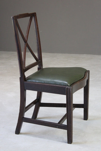 Antique Mahogany Dining Chair - Kernow Furniture