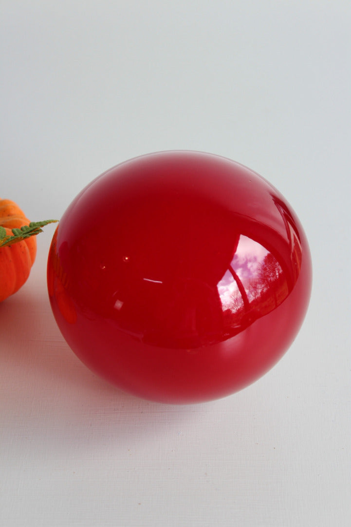 Vintage Red Glass Float - Kernow Furniture