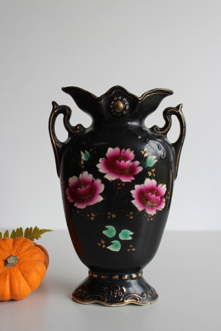 Black Victorian Vase - Kernow Furniture