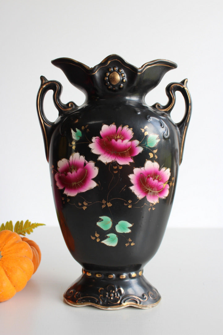 Black Victorian Vase - Kernow Furniture