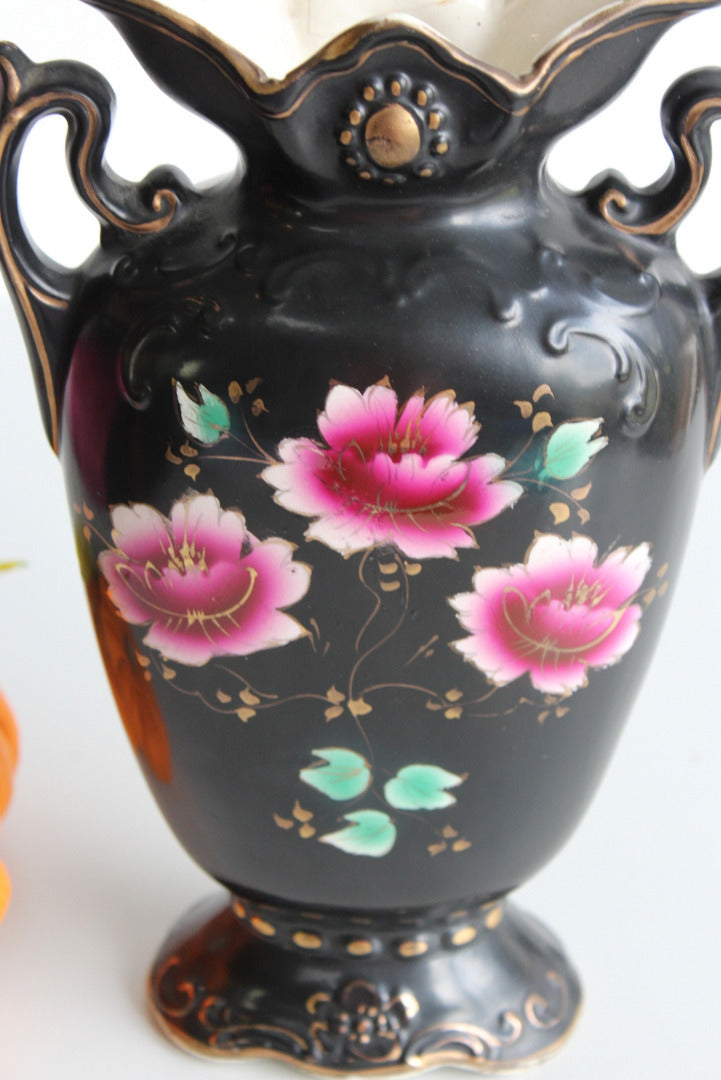 Black Victorian Vase - Kernow Furniture