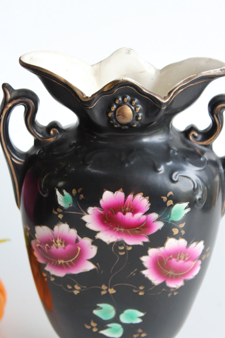 Black Victorian Vase - Kernow Furniture