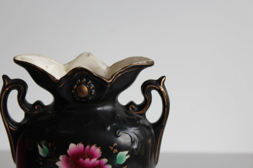 Black Victorian Vase - Kernow Furniture