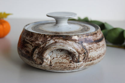 Rustic Glazed Casserole Dish - Kernow Furniture