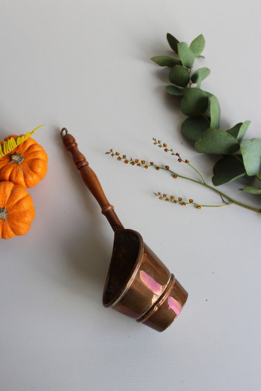 Vintage Copper Ladle Kitchenalia - Kernow Furniture