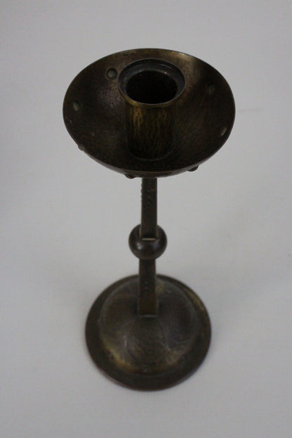 WMF Arts & Crafts Brass Candlestick - Kernow Furniture