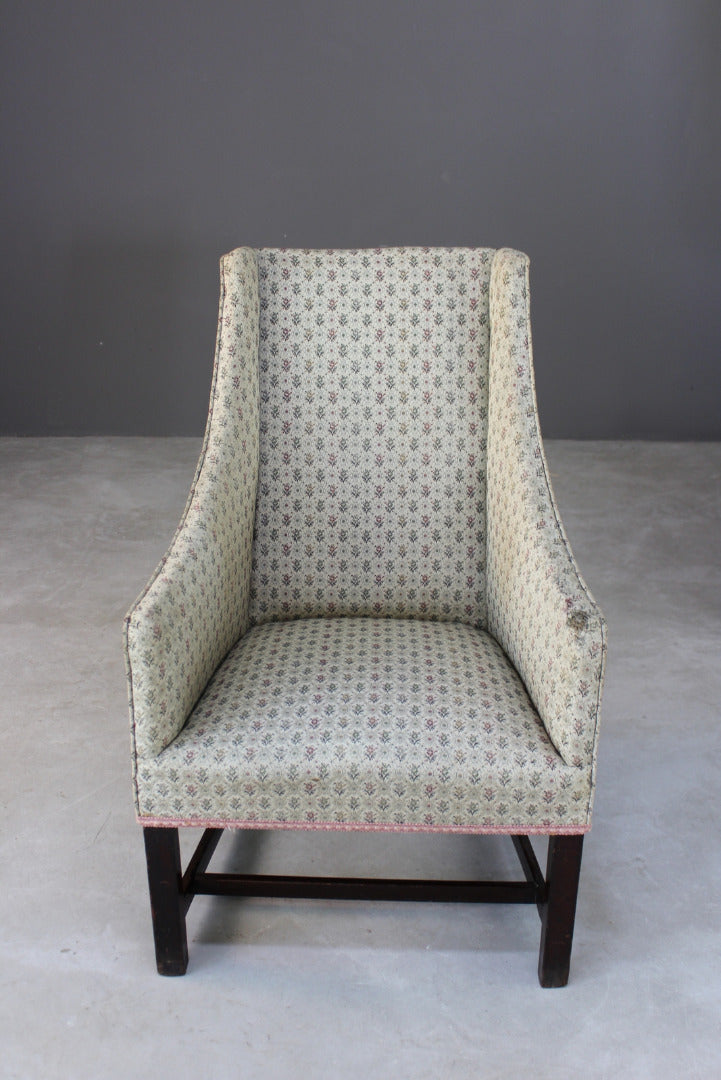 Edwardian Upholstered Armchair - Kernow Furniture