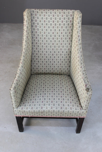 Edwardian Upholstered Armchair - Kernow Furniture