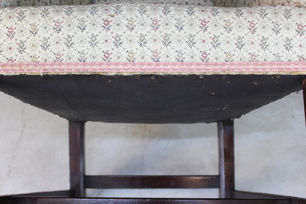 Edwardian Upholstered Armchair - Kernow Furniture