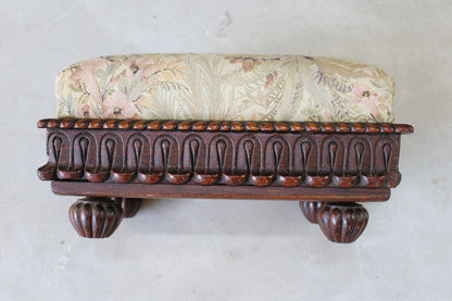 Vintage Traditional Small Footstool - Kernow Furniture