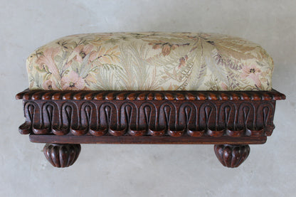 Vintage Traditional Small Footstool - Kernow Furniture