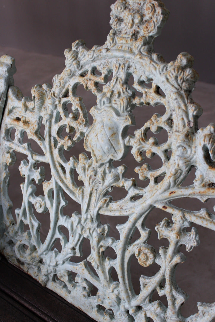 Set Four Cast Iron Garden Chairs - Kernow Furniture