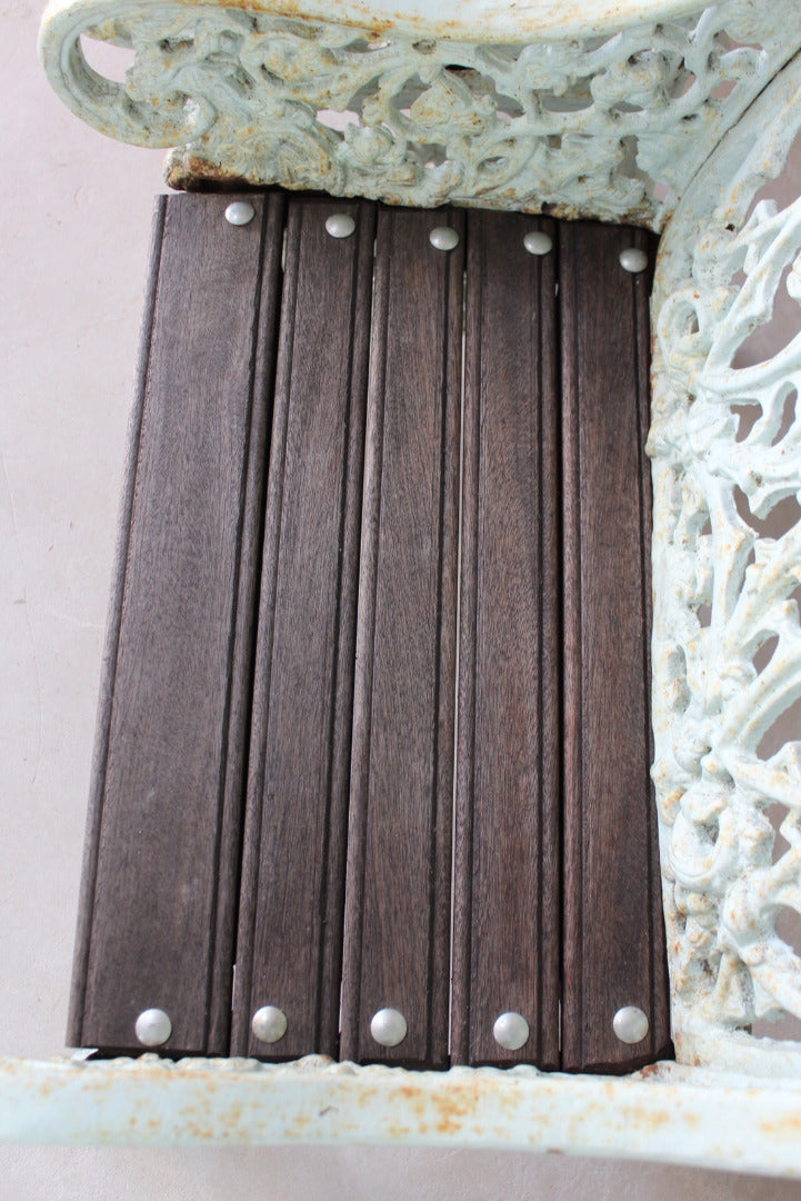 Set Four Cast Iron Garden Chairs - Kernow Furniture