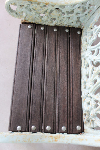 Set Four Cast Iron Garden Chairs - Kernow Furniture