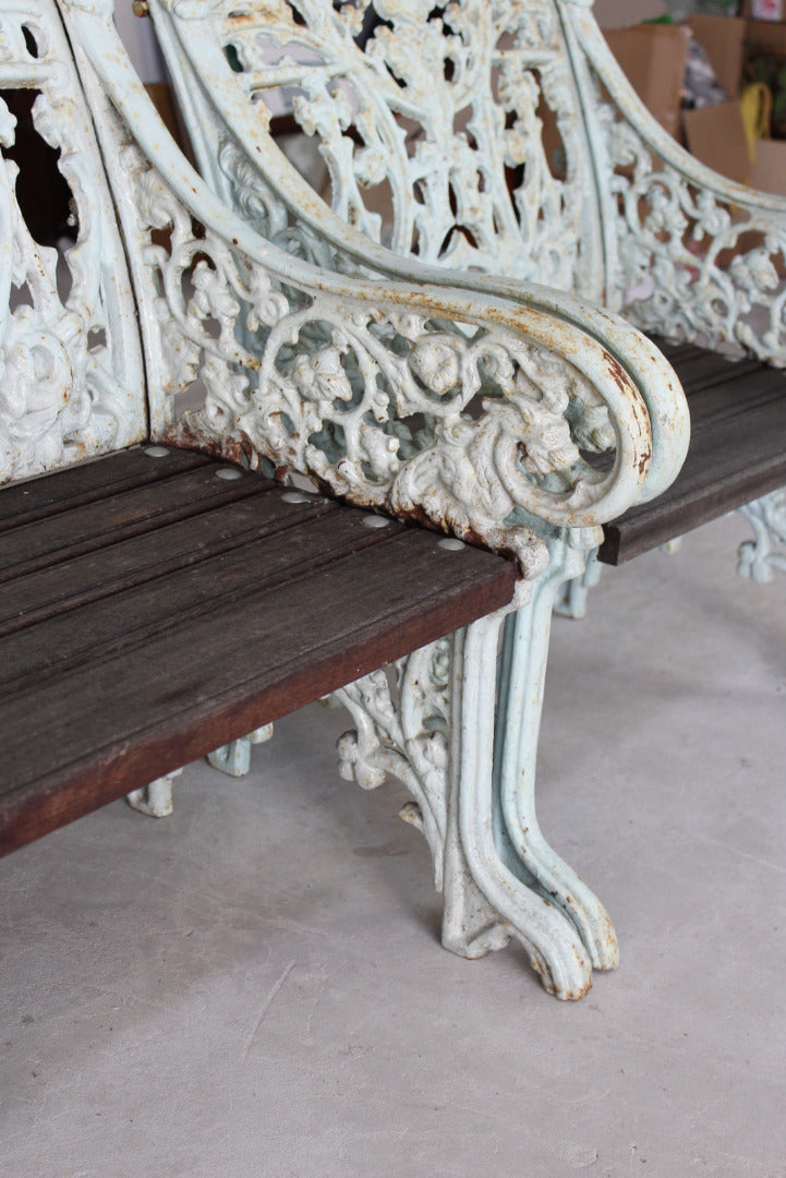 Set Four Cast Iron Garden Chairs - Kernow Furniture