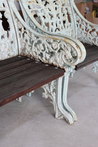 Set Four Cast Iron Garden Chairs - Kernow Furniture