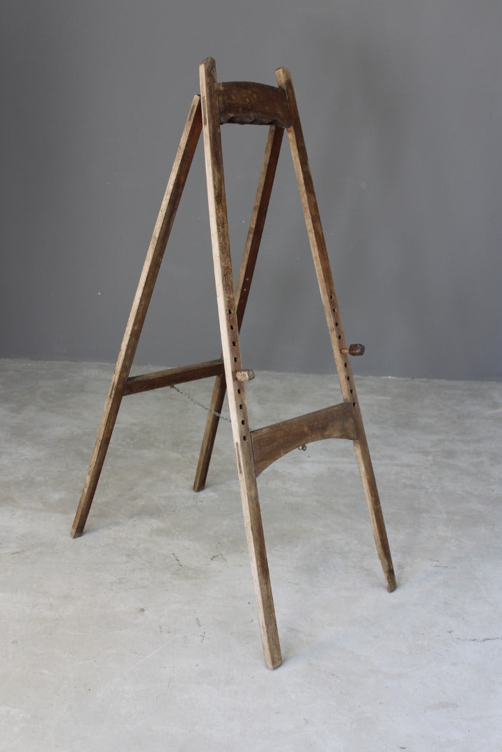 Vintage Beech Artist Easel - Kernow Furniture