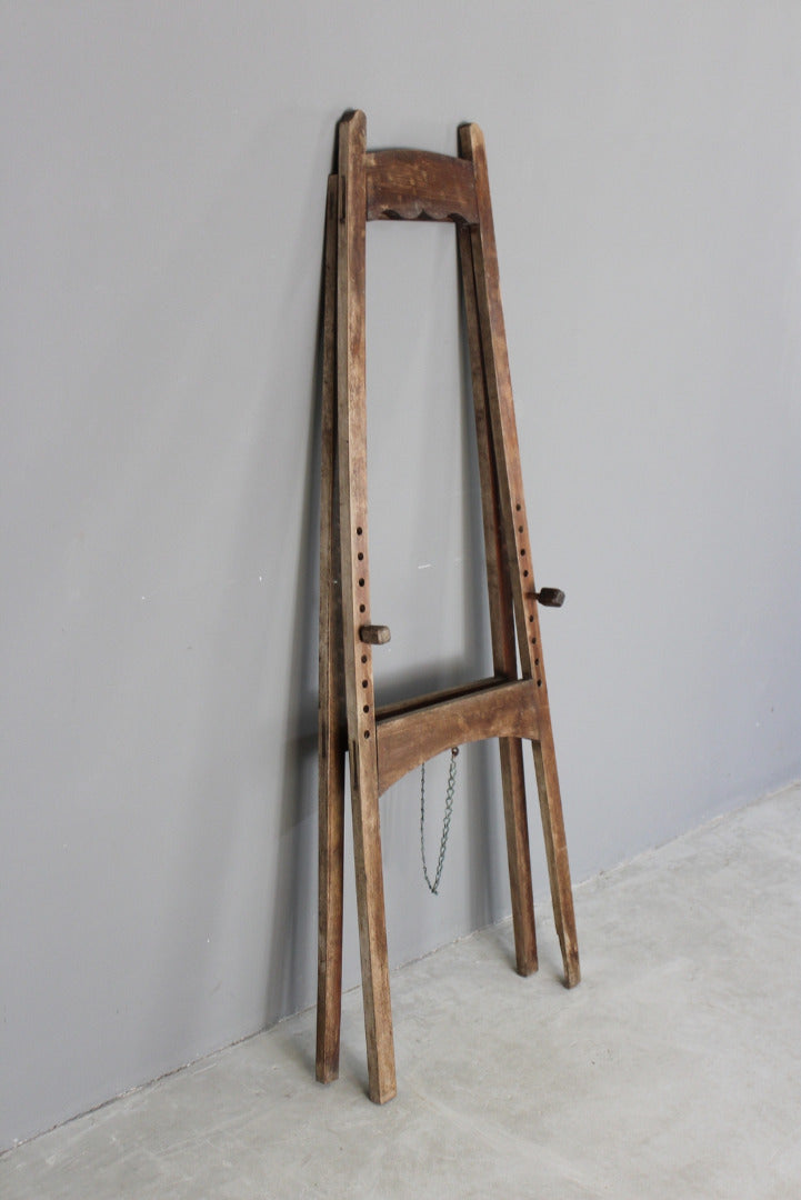 Vintage Beech Artist Easel - Kernow Furniture