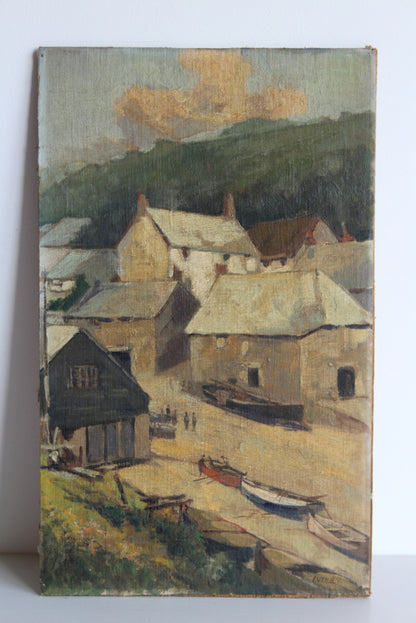 Cadgwith Oil On Board - Kernow Furniture