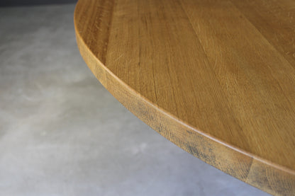 Arts & Crafts Style Solid Oak Table - Kernow Furniture