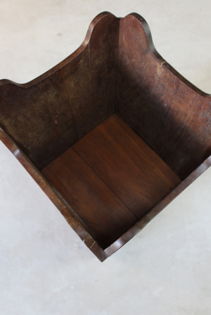 Edwardian Oak Planter / Log Bin - Kernow Furniture