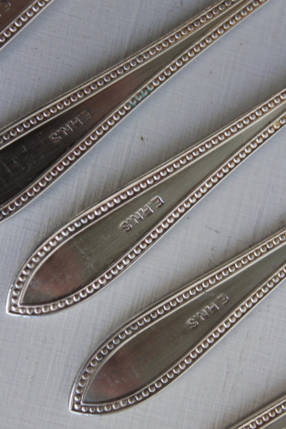 6 Vintage EPNS Cake Forks - Kernow Furniture