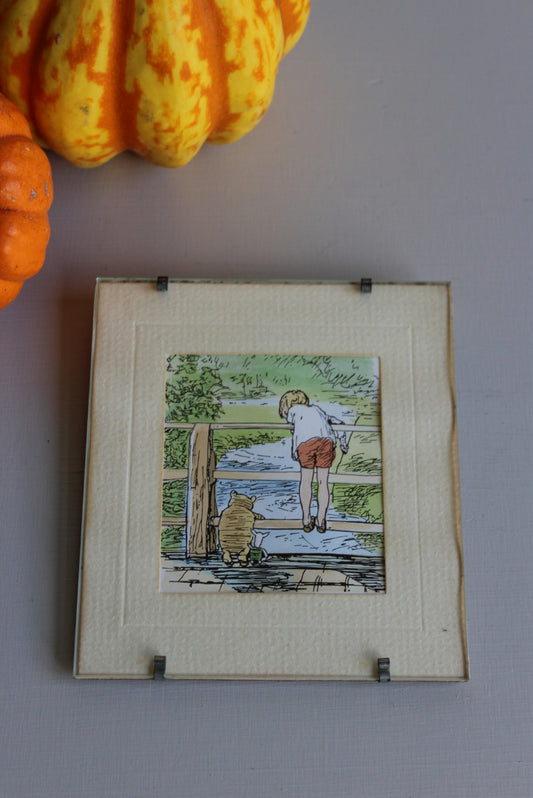 Winnie The Pooh Framed Print - Kernow Furniture