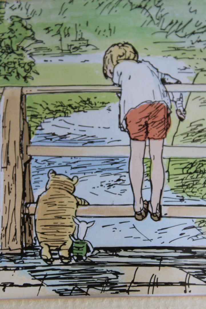Winnie The Pooh Framed Print - Kernow Furniture